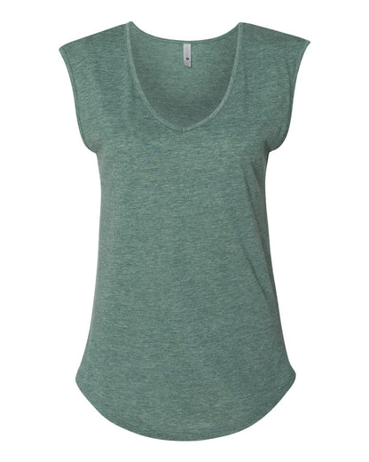 Women's Festival Sleeveless Deep V-Neck T-Shirt - 5040