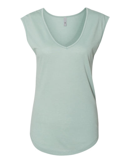 Women's Festival Sleeveless Deep V-Neck T-Shirt - 5040