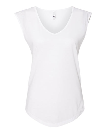 Women's Festival Sleeveless Deep V-Neck T-Shirt - 5040