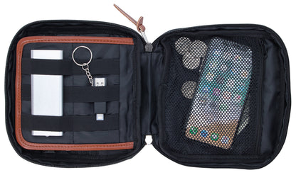 Inside View of Black KAPSTON® Jaxon Tech Organizer