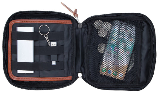 Inside View of Black KAPSTON® Jaxon Tech Organizer