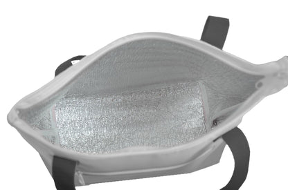 Inside View of Gray Ombre Lunch Cooler