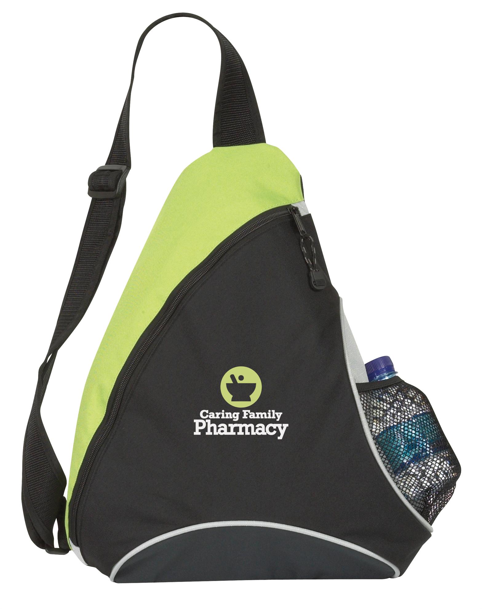 Front View of Apple Green Atchison® Cutie Patootie Slingpack