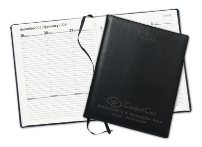 Triumph® Calendars Symphony Debossed Weekly Desk.2026 Triumph® Calendars Symphony Debossed Weekly Desk