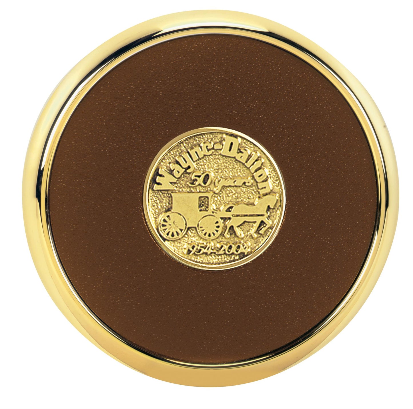 JAFFA® Round Brass Coaster