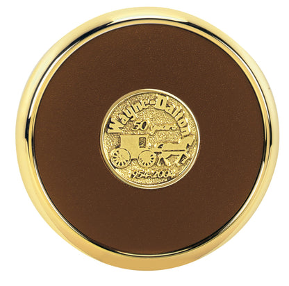 JAFFA® Round Brass Coaster