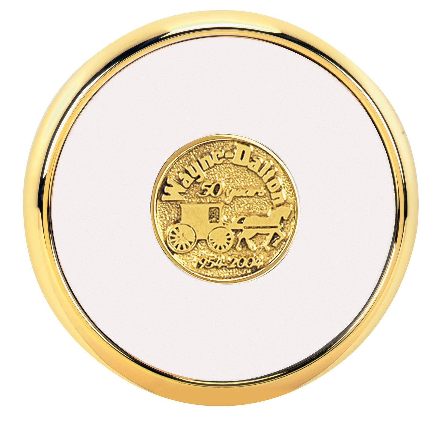 JAFFA® Round Brass Coaster