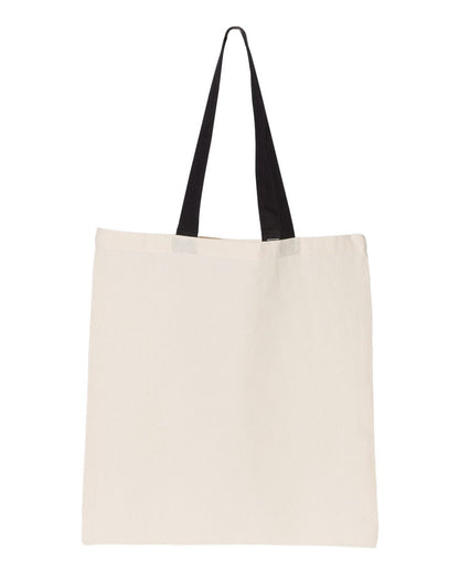 Contrast-Color Handle Tote - OAD105