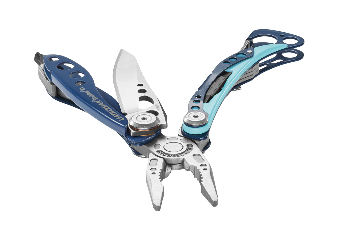 Front View of Black and Stainless Leatherman® Skeletool® CX