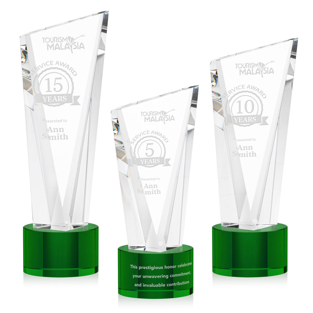 Plymouth Award on Marvel Base - Green