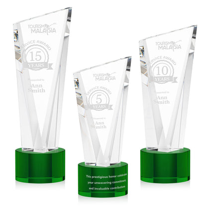 Plymouth Award on Marvel Base - Green