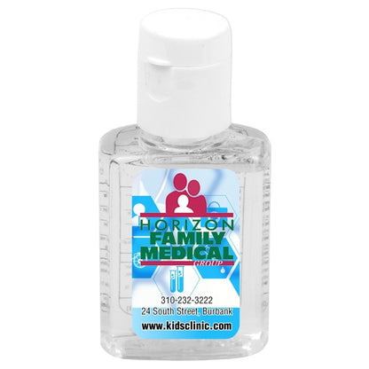 "Sanpal Mini SC" .5 oz Compact Hand Sanitizer Antibacterial Gel in Flip-Top Squeeze Bottle
