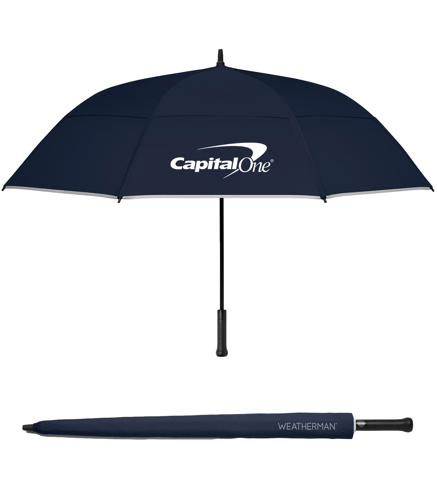 Black The Weatherman® 62 Golf Umbrella