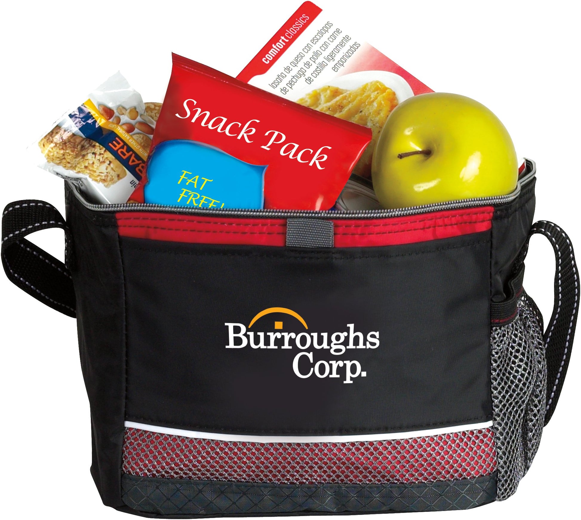 Front View of Charcoal Atchison® Icy Bright Lunch Cooler