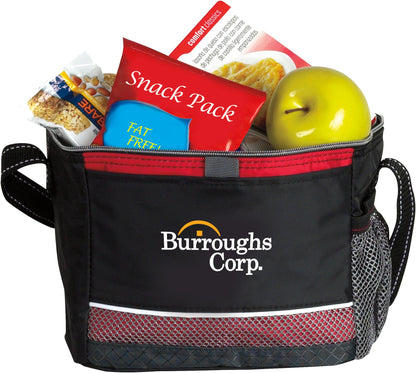 Front View of Charcoal Atchison® Icy Bright Lunch Cooler