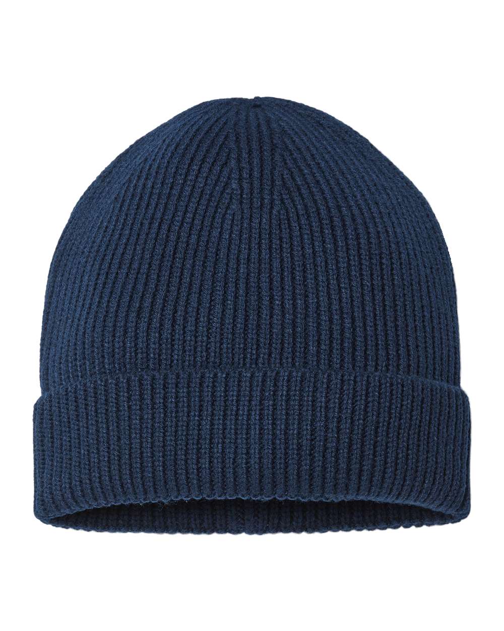 Sustainable Fine Rib Cuffed Beanie - ANDY