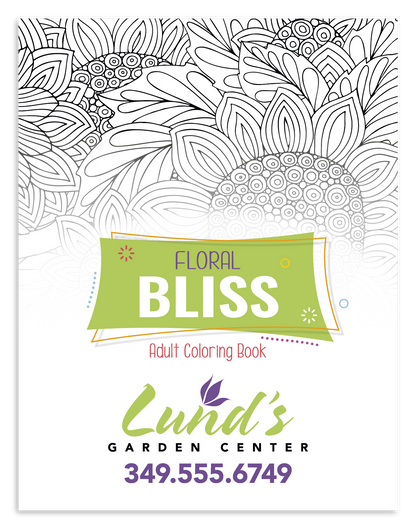 Good Value™ Floral Bliss Adult Coloring Book