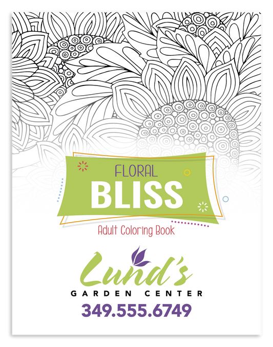 Good Value™ Floral Bliss Adult Coloring Book