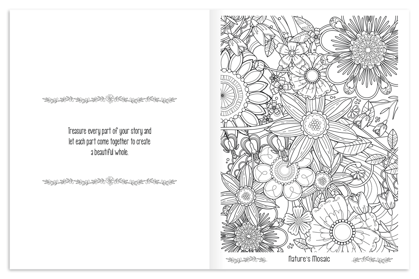 Good Value™ Floral Bliss Adult Coloring Book