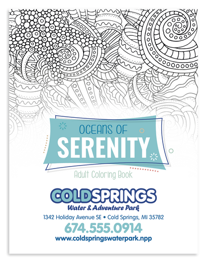 Good Value™ Oceans of Serenity Adult Coloring Book