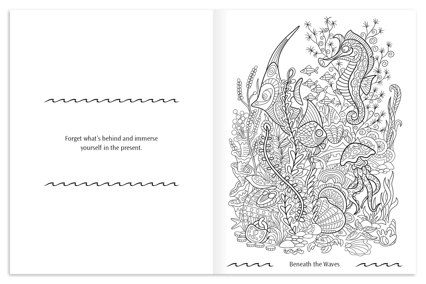 Good Value™ Oceans of Serenity Adult Coloring Book