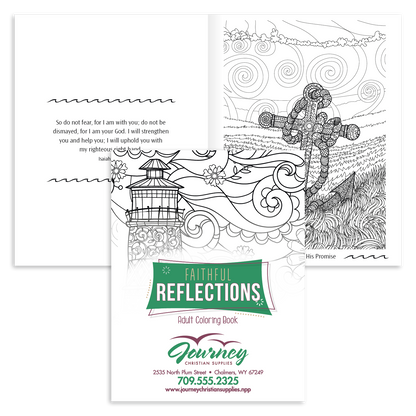 Front View of Faithful Reflections Good Value™ Faithful Reflections Adult Coloring Book