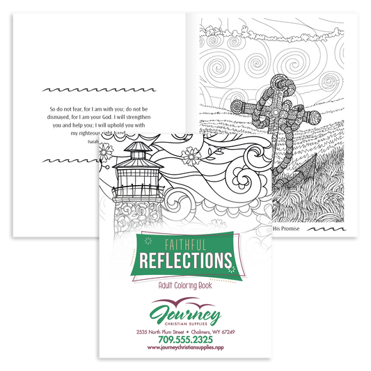 Front View of Faithful Reflections Good Value™ Faithful Reflections Adult Coloring Book