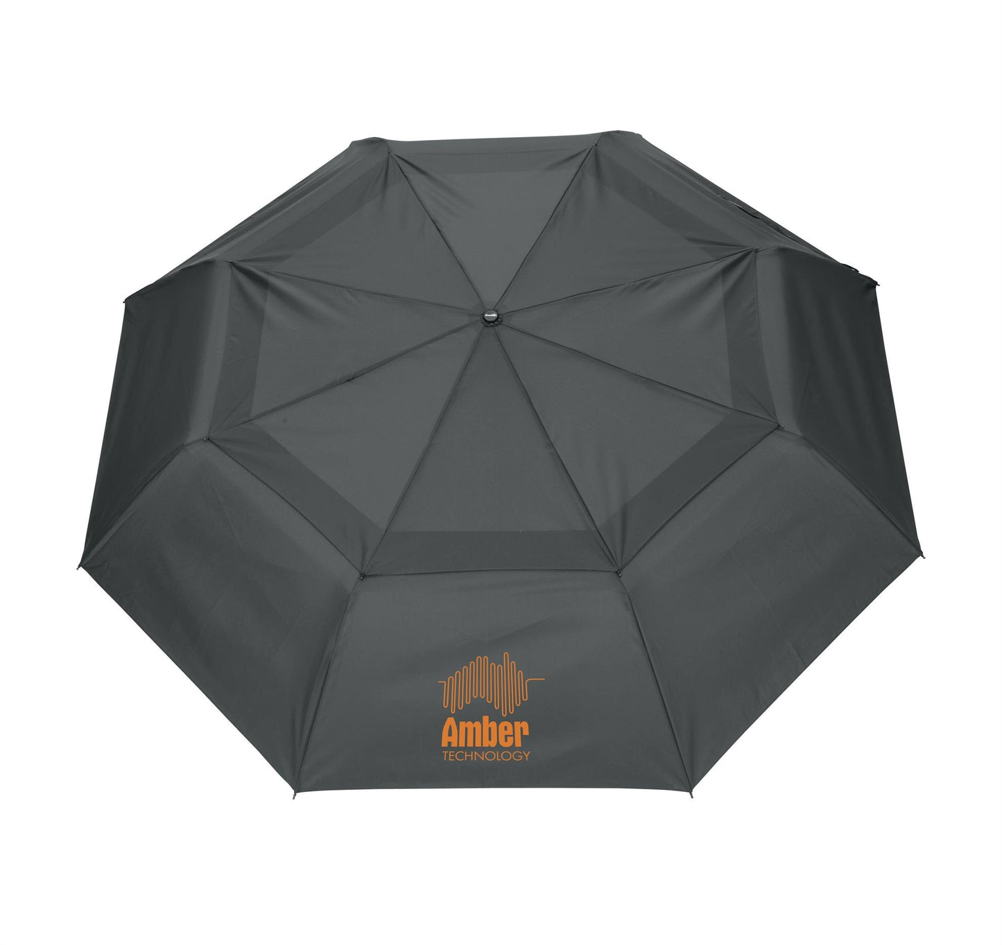 Front View of Black Shed Rain™ WindPro® 54" Vented Auto-Open/Close Jumbo Compact Umbrella