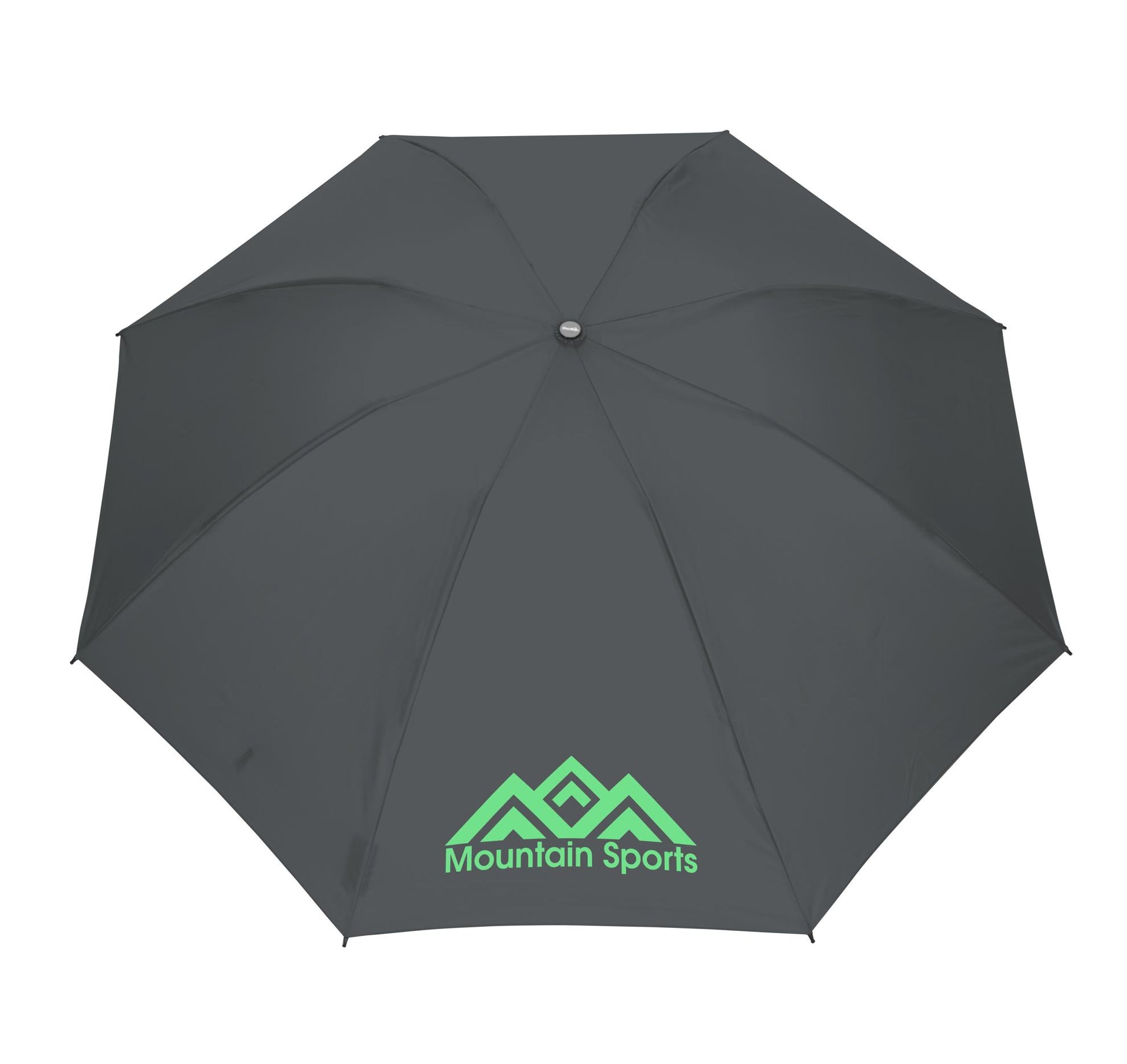 Front View of Black Shed Rain™ UnbelievaBrella® 47" Auto-Open Reverse-Close Compact Umbrella
