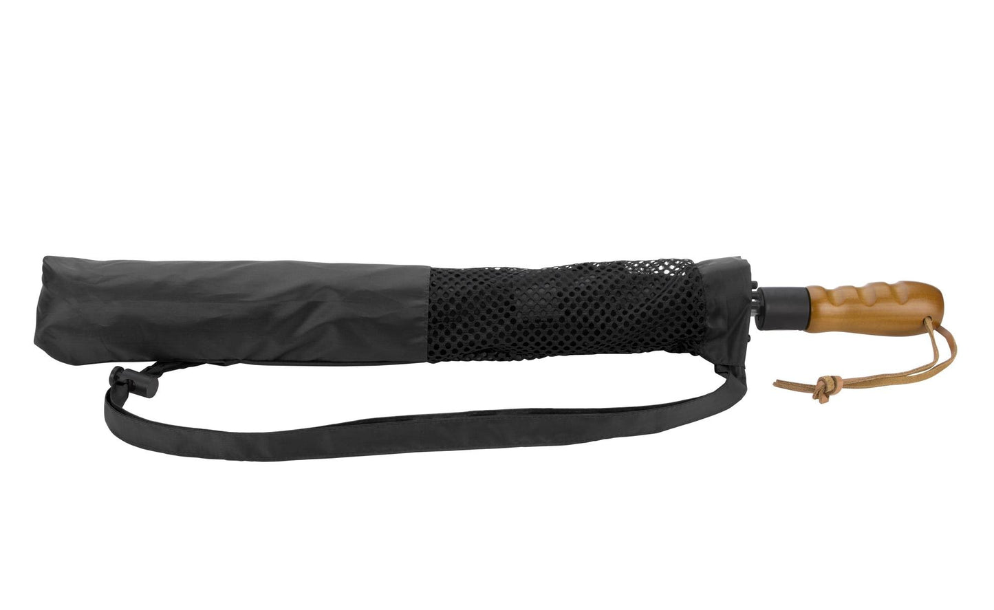 Shed Rain™ Windjammer® 58" Vented Wooden-Handled Auto-Open Jumbo Compact Umbrella