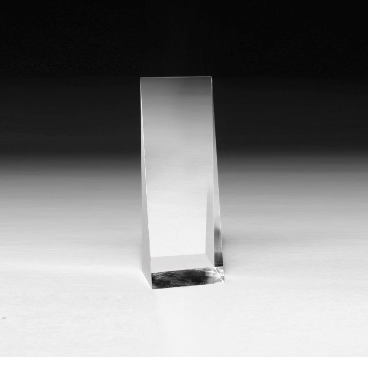 Laser Engraved Angled Obelisk Award - 7 3/4"