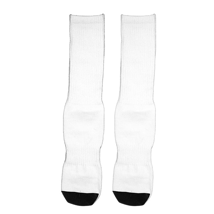 “Wye” Dye Sublimated Crew (Athletic) Socks (Pair)