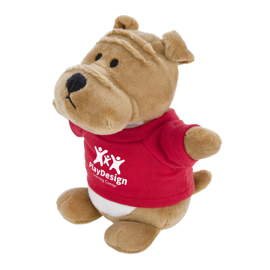 Front View of Bulldog Chelsea Teddy Bear™ Bean Bag Buddies - 6" Plush