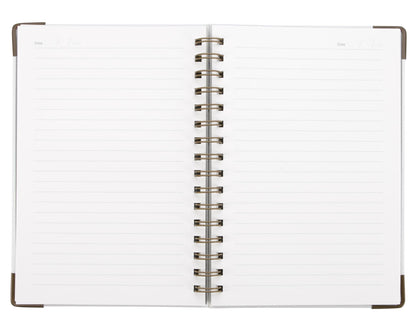 Good Value™ Woven Paper Hardback With Metal Accents Notebook