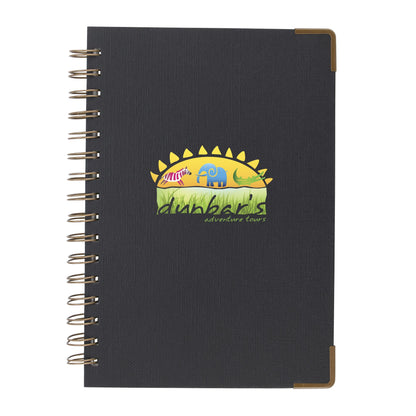 Good Value™ Woven Paper Hardback With Metal Accents Notebook