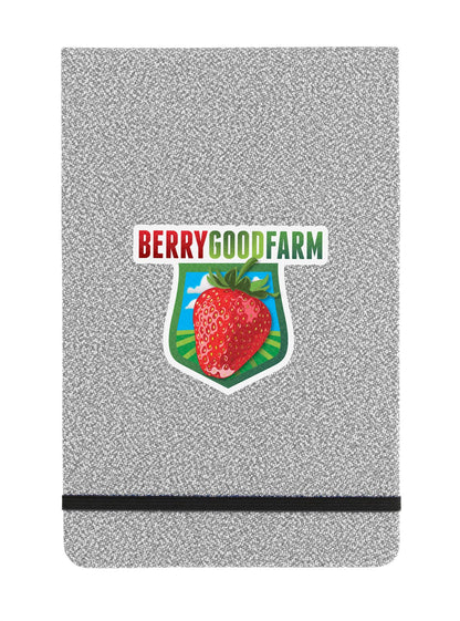 Front View of Black Good Value™ Multiplex RPET Journal