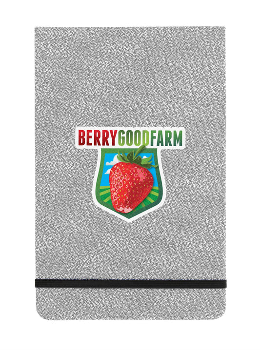 Front View of Black Good Value™ Multiplex RPET Journal