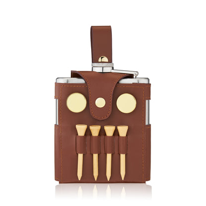 True® Golfer's Flask and Accessory Set