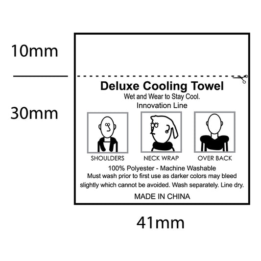 "Deluxe" Full Color Sublimation Cooling Towel