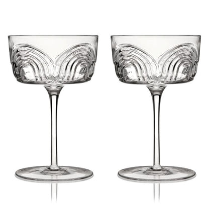 Viski® Deco Beau Crystal Coupe