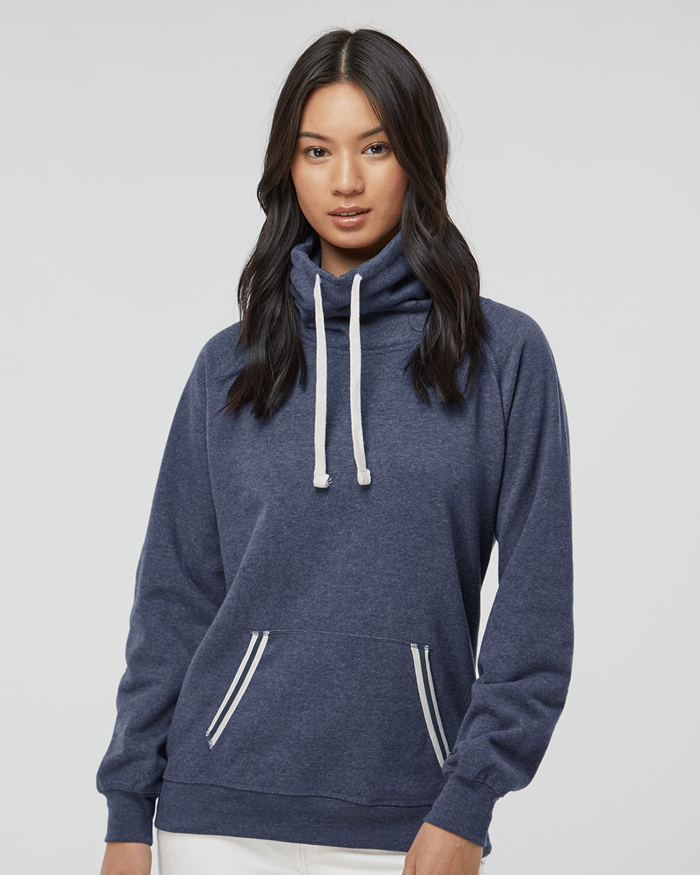 Women’s Relay Cowl Neck Sweatshirt - 8653