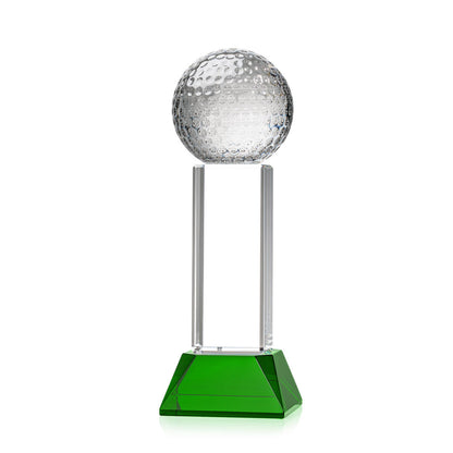 Golf Ball Award on Stowe Base - Green