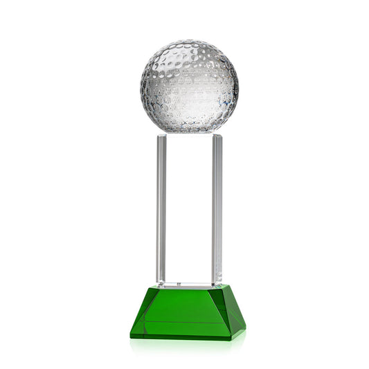Golf Ball Award on Stowe Base - Green