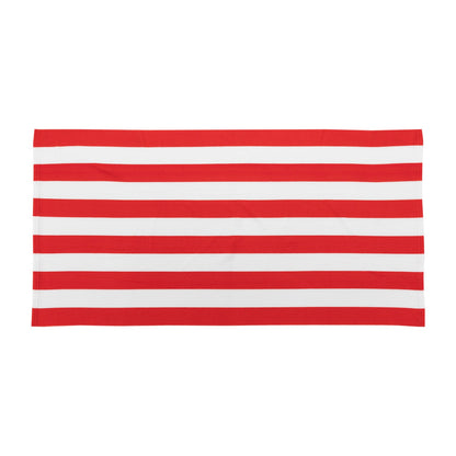 Microfiber Cabana Stripe Beach Towel