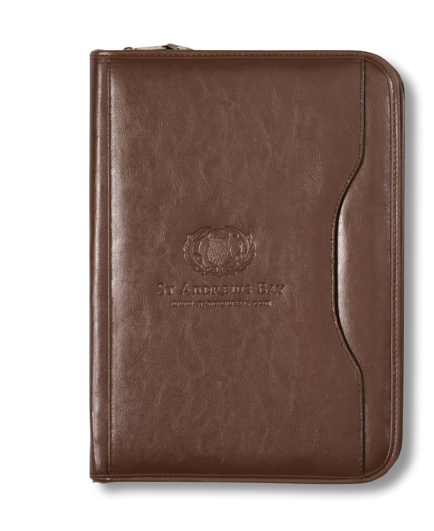 Deluxe Executive Vintage Leather Padfolio