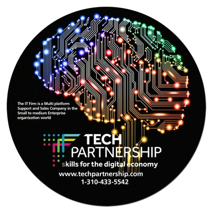 6-1/2" "Washoe Circle" Recycled RPET Full Color Import Air Ship Microfiber Cloth & Screen