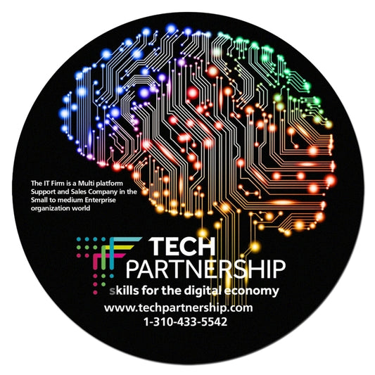 6-1/2" "Washoe Circle" Recycled RPET Full Color Import Air Ship Microfiber Cloth & Screen