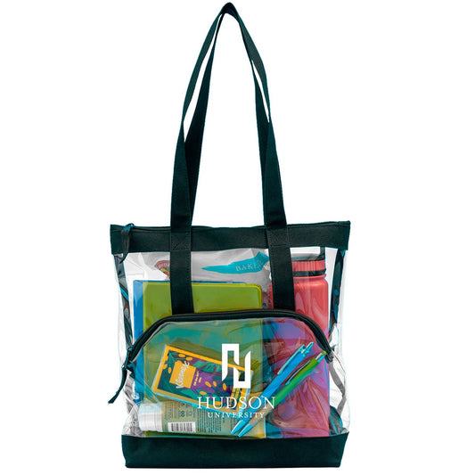 SARATOGA CLEAR TPU STADIUM TOTE