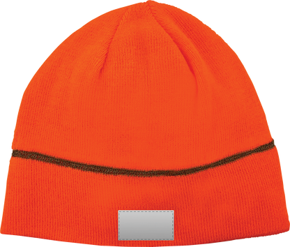 Winter Beanie with Reflective Stripe
