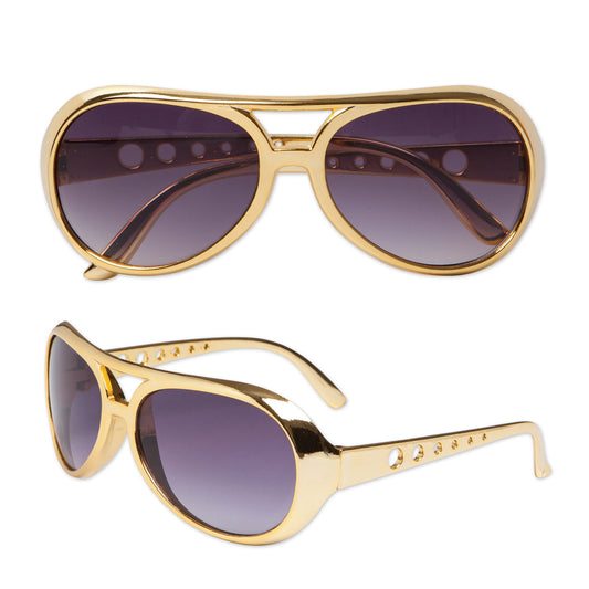 Gold Elvis Glasses